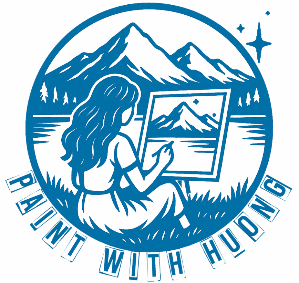 logo paint with huong darkblue